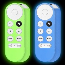 [2Pcs] Protective Case Compatible For Chromecast With Google Tv Remote Control,  - £11.70 GBP