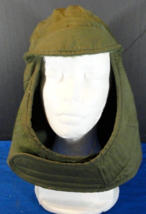 VIETNAM ERA ORIGINAL 1967 COLD WEATHER HELMET LINER HAT OG-107 PILE CAP ... - $544.47 MXN