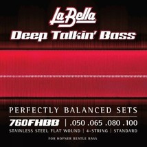 LaBella 760FHBB Beatle Bass Stainless Steel Flat Wound - 50-100 - $45.99