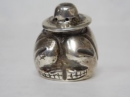 Unique Vintage Estate Sterling Silver Mexican Salt Shaker, 17.45g E1598 - £23.45 GBP