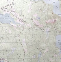 Map Sullivan Island Maine 1982 Topographic Geo Survey 1:24000 27 x 22&quot; T... - £35.29 GBP