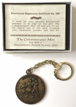 The Commemorative Mint Bicentennial Spirit of 76 Keychain 1776 - 1976 w Box - £15.02 GBP