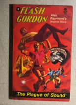 Alex Raymond&#39;s FLASH GORDON #2 The Plague of Sound (1974) Avon paperback 1st - £11.89 GBP