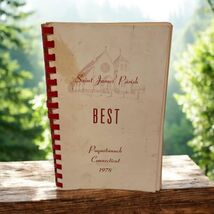 Saint James Parish BEST Church Cookbook Ct Poquetanuck ‘78 Spiral Vintag... - $14.87