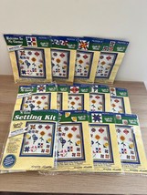 Jo-Ann Quilt Blocks &quot;Welcome to My Garden&quot; COMPLETE 1-12 Months &amp; Settin... - $197.99