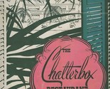 The Chatterbox Restaurant Menu Central Avenue St Petersburg Florida 1960&#39;s - $37.62