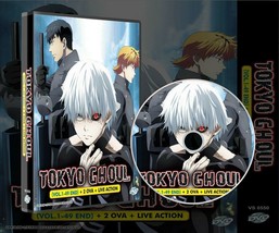 Anime DVD Tokyo Ghoul Season 1-3 (Vol 1-49 end) + 2 Ova + Live Action Box Set - £22.11 GBP