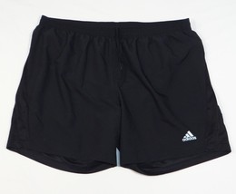 Adidas Climalite Black Sequencials 7&quot; Brief Lined Running Shorts Men&#39;s NWT - £39.22 GBP
