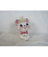 Vintage Kitty Kitschy Ceramic Cat  Kitten 2.75&quot; Tall Made In Japan - $14.00