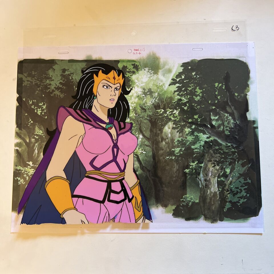 Primary image for CONAN THE BARBARIAN original ANIMATION CEL background production art ADVENTURER