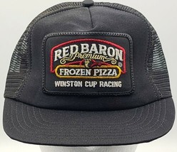 Vtg Red Baron Frozen Pizza Winston Cup Racing Snapback Mesh Trucker Hat/Cap, Nos - £36.76 GBP
