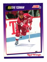 1991-92 Score American #190 Steve Yzerman Detroit Red Wings - £1.54 GBP