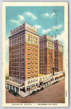 Postcard Skirvin Tower Hotel Oklahoma City OK - 1930&#39;s Curt Teich Linen - £3.59 GBP