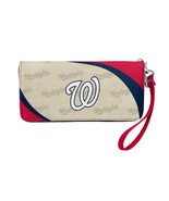 Washington Nationals MLB Women&#39;s Curve Zip Organizer Wallet / Purse - £16.28 GBP