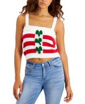 Hooked Up by IOT Juniors Holiday Bow-Front Tank Color Red Size Large - £15.10 GBP