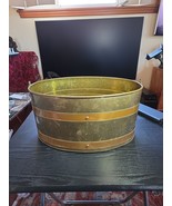 Vtg Brass Planter Lion Face On Sides 6.5X8.5X10.5  - $753.68 MXN Vtg Brass Planter Lion Face On Sides 6.5X8.5X10.5  - $753.68 MXN