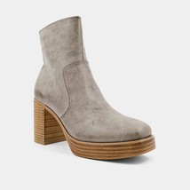 Shu Shop women&#39;s vernita heeled boots in Grey - size 8.5 - $67.32