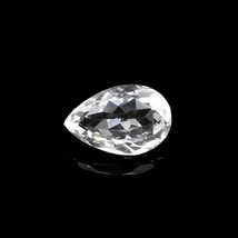 34.4Ct Natural Clear Crystal Quartz Pear Faceted Fine Gemstone - £8.67 GBP