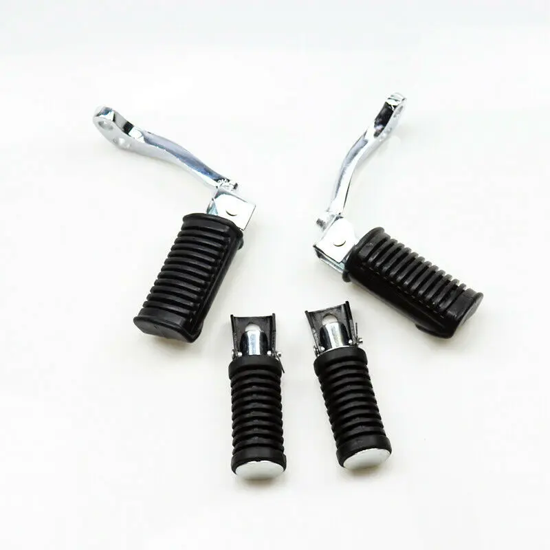 Black Off Road Front Rear Foot Pegs Pedals  Rest   GN125 GN 125 - £164.91 GBP