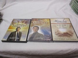 Huge Lot 3 DVDs Angel Miracles It&#39;s a Miracle Miracles Around U Real Stories  - £15.12 GBP