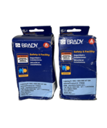 Qty:2 Brady M5C-1500-595-WT-BK Black On White 1.5”x25” - $94.99