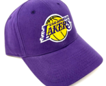 NBA LA LOS ANGELES LAKERS LOGO PURPLE ADJUSTABLE CURVED BILL BASKETBALL ... - $17.05