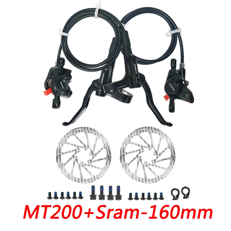 SHIMANO MT200 MT201 M315 MTB Mountain Bike Hydraulic Disc ke Set Contains MT200  - £127.33 GBP