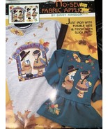 Vintage Daisy Kingdom No-Sew Fabric Applique &quot;Thankful&quot; Thanksgiving Iro... - $186.17 MXN