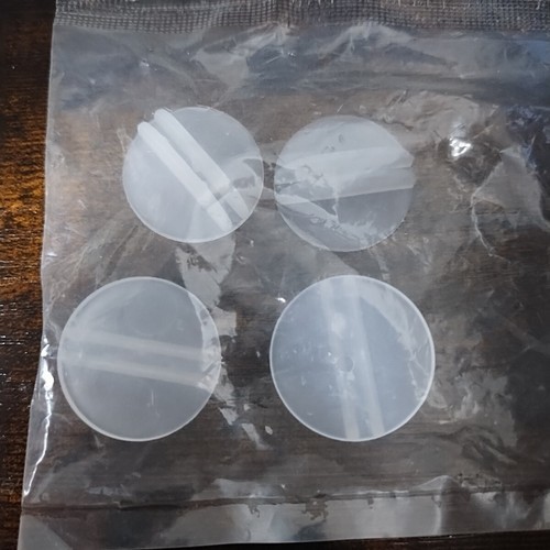 Pack Of (4) Clear 7/8&quot; Plastic Standee Bases For Board Games - $8.90