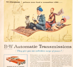 1956 Borg Warner Studebaker Advertisement Magic Carpet Automobilia DWJJ10 - €34,23 EUR