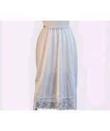 Vassaratte Beige Nylon Petticoat Lingerie Wide LACE Large 29" Long USA v... - €21,46 EUR Vassaratte Beige Nylon Petticoat Lingerie Wide LACE Large 29" Long USA v... - €21,46 EUR