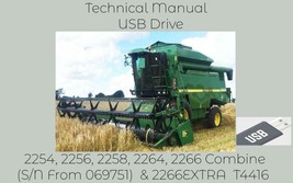 John Deere 2254 2256 2258 2264 2266 Combine S/N From 069751 &amp;  2266EXTRA TM4616 - £18.78 GBP