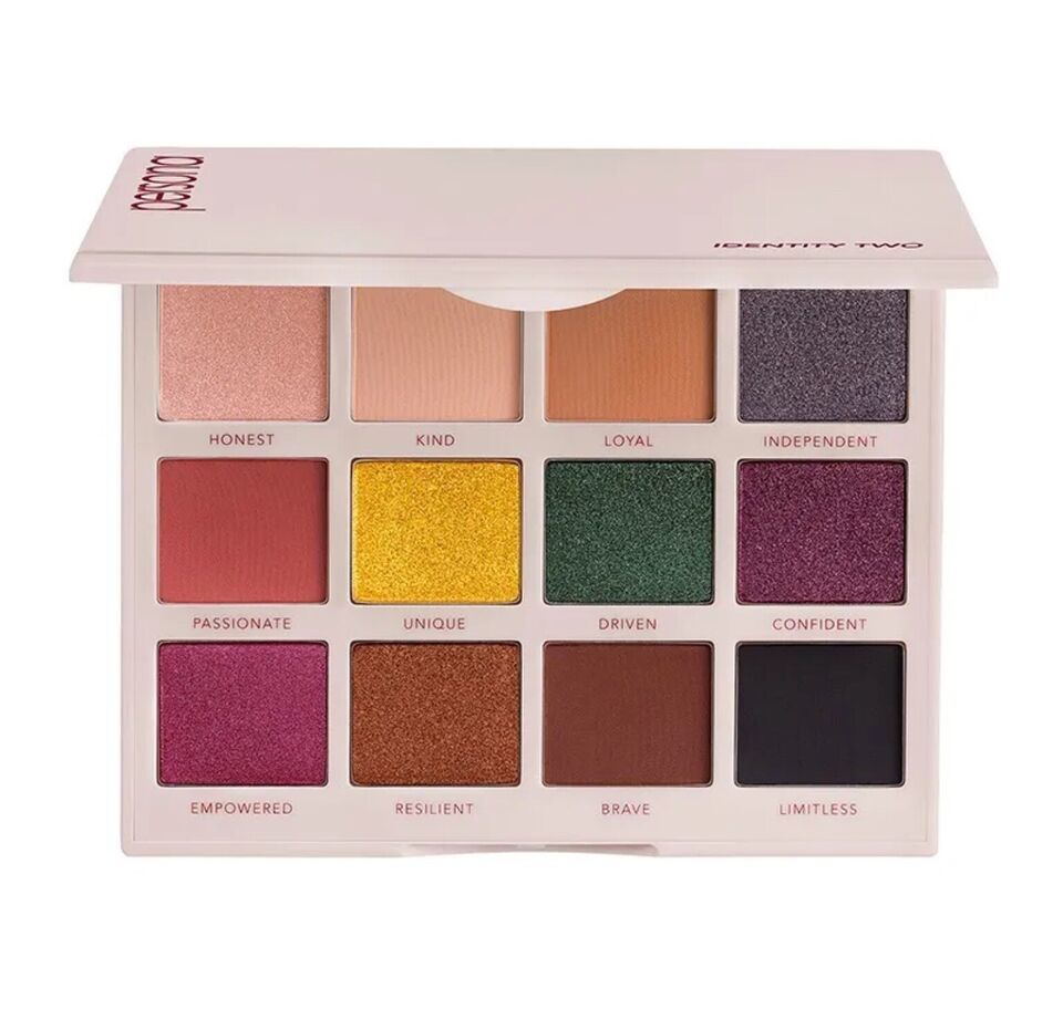 Primary image for Persona Cosmetics Identity Two 12 Pan Eyeshadow Palette Mattes & Metallics  NEW
