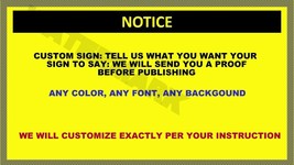 CUSTOM REG SECURITY SAFETY SIGN AUTHORIZED WORK HOME BUSINESS PHOTO ALL ... - $4.84+