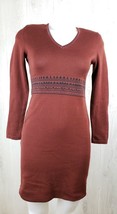 Peruvian Connection Size XS 100% Pima Cotton V Neck Dress - £15.56 GBP