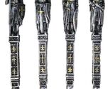 Set of 12 Medieval Crusader Templar Knights Of The Cross Le Fleur Writin... - $42.99