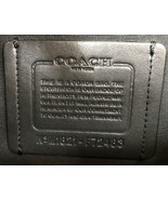 Genuine Coach Charter Charcoal Gray Black Leather Backpack Book Bag - £358.40 GBP