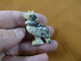 Y-BIR-VUL-10 gray Vulture Buzzard carving Figurine soapstone Peru scaven... - £6.85 GBP