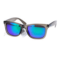 KUSH Fashion Sunglasses Multicolor Mirror Lens Gray Rectangular Frame - £7.85 GBP+