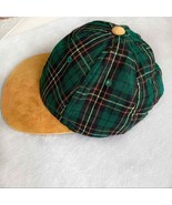 Kudzu Green Tartan Plaid Hat Suede Brim NWOT - £15.72 GBP