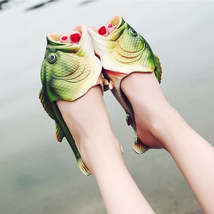 Fish Style EVA Material Summer Beach Sandals Simulation Fish Beach Slippers for  - $16.61