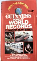 Guinness Book of World Records 1981 Mcwhirter, Norris - £1.95 GBP