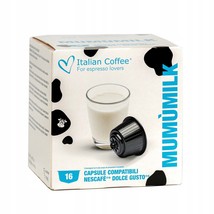 Italian Coffee MILK Pods for Dolce Gusto coffee systems -16 pods-FREE SHIPPING - $17.28