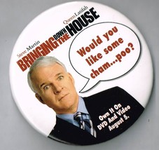 Bringing Down The House Movie 3&quot; Pin Back Button Pinback Promo Steve Martin - £7.62 GBP