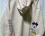 NWT Disney Mickey Women’s Full Zip Sweatshirt Hoodie~Chenille Patches  XL - $49.01