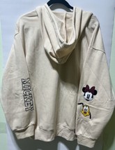 NWT Disney Mickey Women’s Full Zip Sweatshirt Hoodie~Chenille Patches  XL - £38.72 GBP