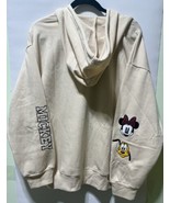 NWT Disney Mickey Women’s Full Zip Sweatshirt Hoodie~Chenille Patches  XL - £38.53 GBP