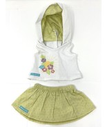 American Girl Retired Truly Me Summer Sleeveless Hoodie and Skirt - £14.94 GBP