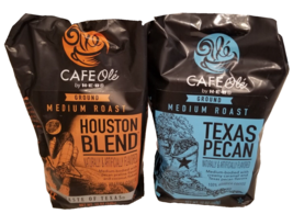 Heb Texas Pecan+Houston Coffee Variety Ground Cafe Ole 12Oz 2 Pack - $32.00