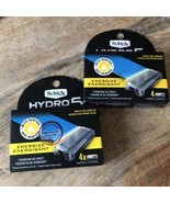 (2) Schick HYDRO 5 Energize Razor Blade 4 pack Refills = 8 Cartridges Total - $23.36